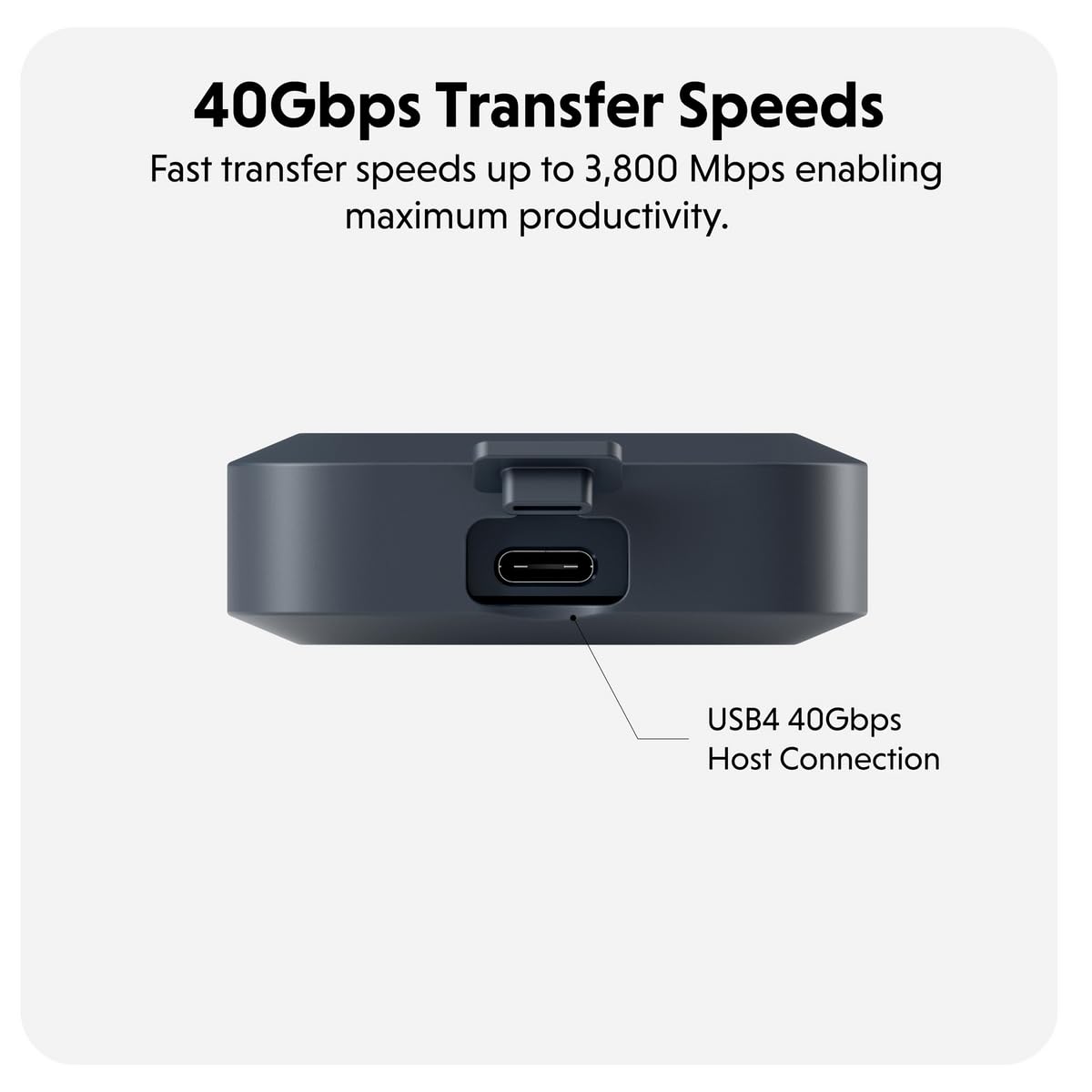 Hyper HyperDrive Next Portable 40Gbps USB4 M.2 NVMe SSD 외장 케이스 4TB PS5 6번 사진