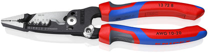 KNIPEX 단조 와이어 스트리퍼 10-20 AWG 6-32 8-32 나사 절단 10번 사진
