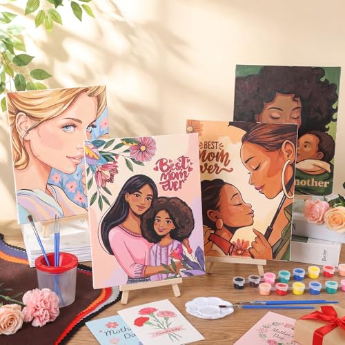 Sherr 프리드로잉 캔버스 페인팅 키트 140pcs 20세트 6번 사진