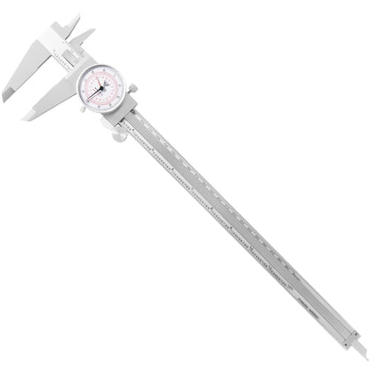 PEC Tools 다이얼 캘리퍼스 스테인리스 충격방지 정밀 측정 공구 ±0.001인치 17번 사진