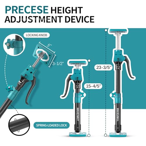 MAXENIKIT 캐비닛 설치 잭 지지봉 Support Pole 49-1/5~114-1/5인치 200lb 2번 사진