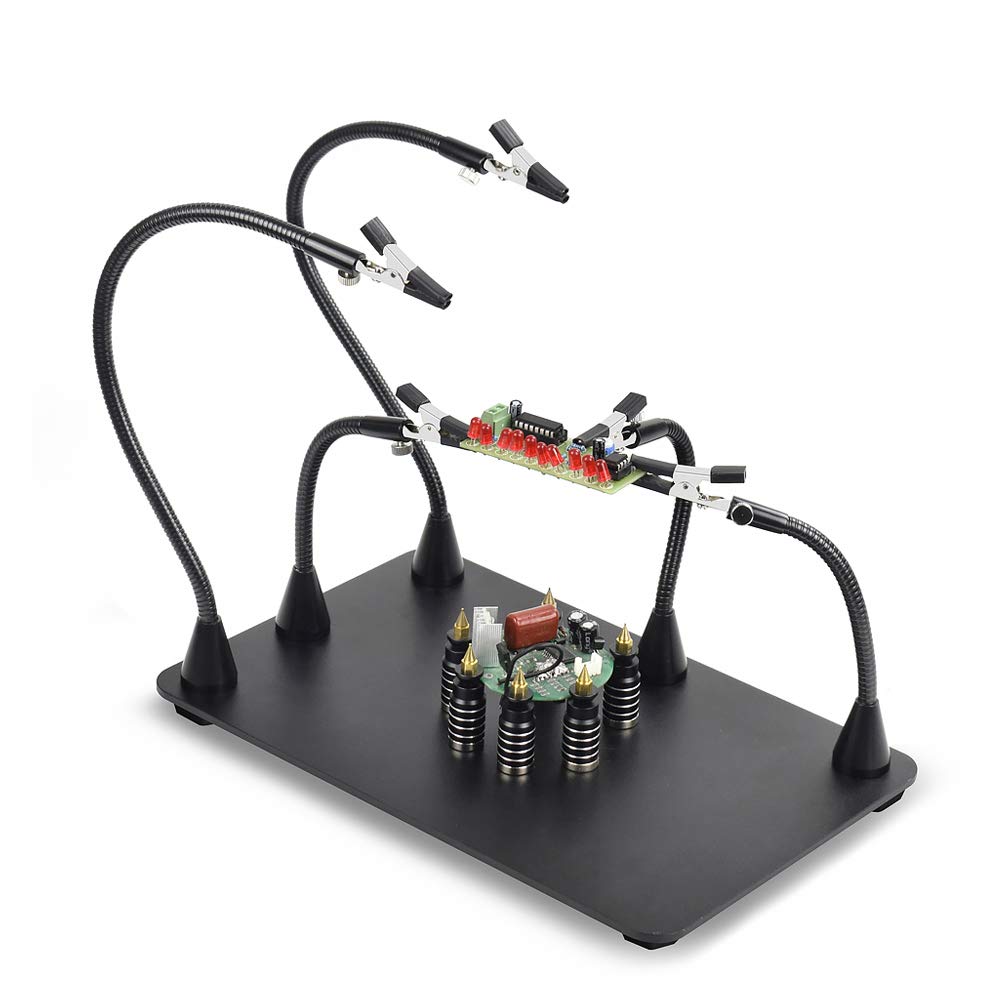 NOEVSBIG 마그네틱 헬핑 핸드 납땜 작업대 11.4" x 7.1" 1번 사진