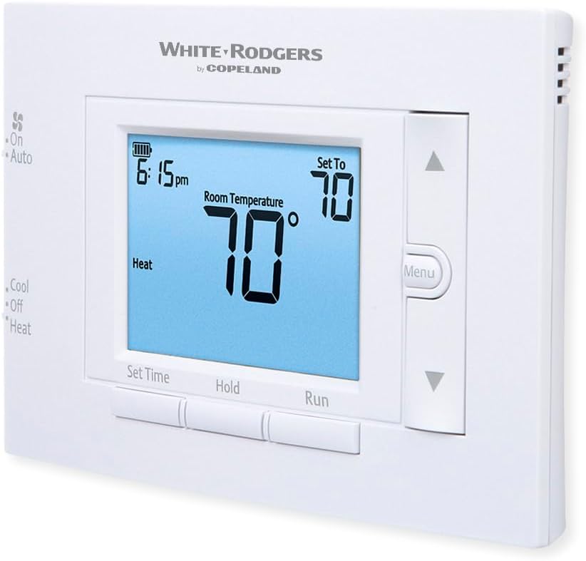 White-Rodgers 80 Series 프로그래머블 단일 단계 온도조절기 1F83C-11PR 2번 사진