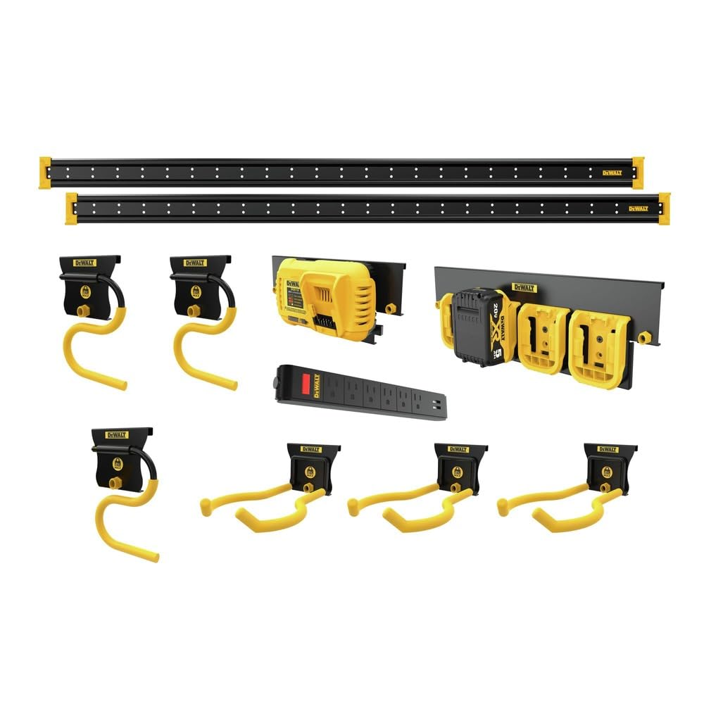 DEWALT 파워툴 정리함 10종 세트 메탈 레일 포함 3번 사진