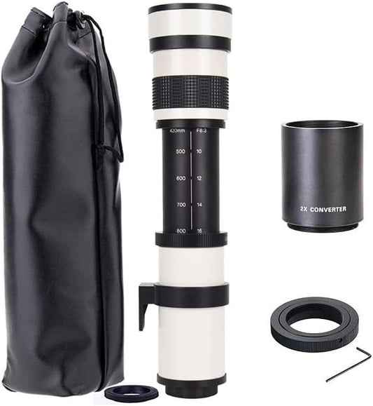 JINTU 420-1600mm 망원 줌 렌즈 캐논 EF 마운트 F/8.3 4000D 1번 사진