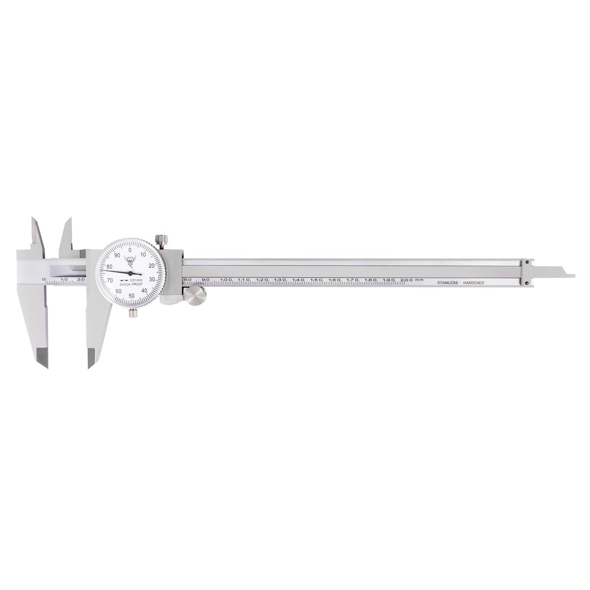 PEC Tools 다이얼 캘리퍼스 스테인리스 충격방지 정밀 측정 공구 ±0.001인치 13번 사진