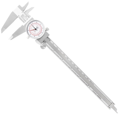PEC Tools 다이얼 캘리퍼스 스테인리스 충격방지 정밀 측정 공구 ±0.001인치 16번 사진