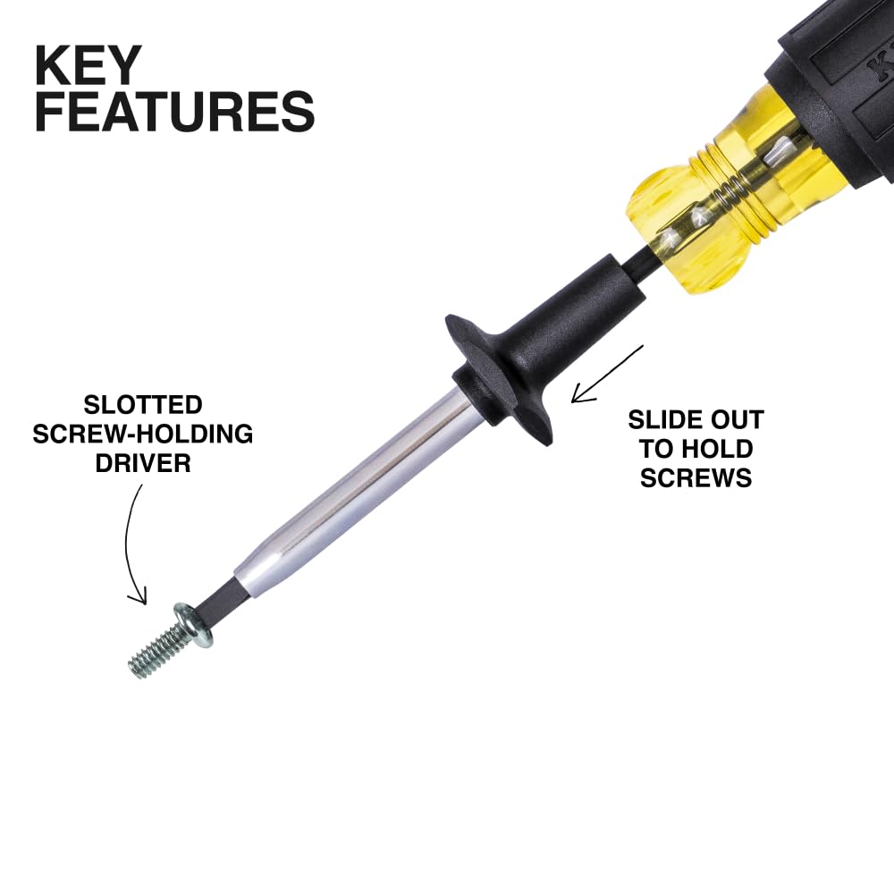 Klein Tools 스크루드라이버 세트 9피스·20피스 십자·일자·토크스 색상 구분 손잡이 자석 포함 5번 사진