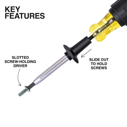 Klein Tools 스크루드라이버 세트 9피스·20피스 십자·일자·토크스 색상 구분 손잡이 자석 포함 5번 사진