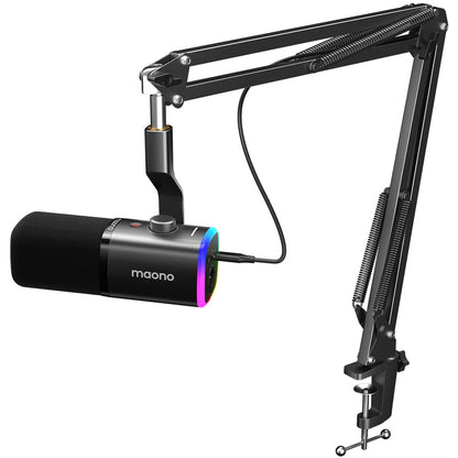 MAONO PD100X USB XLR 다이내믹 마이크 24bit 48kHz 노이즈 캔슬링 스트리밍 팟캐스트용 1번 사진