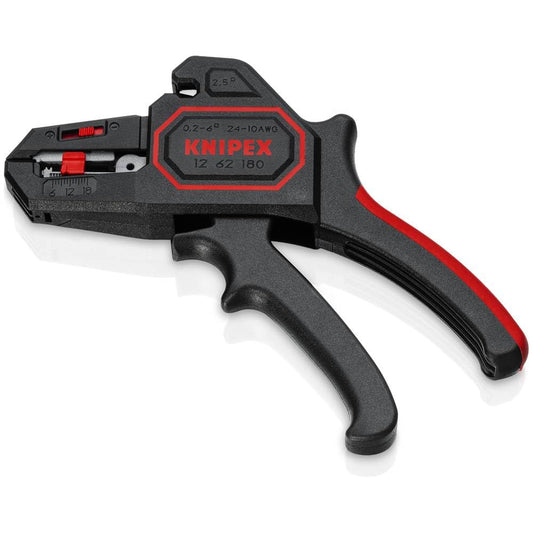 KNIPEX 자동 와이어 스트리퍼 180 mm 12 62 180 SB 싱글 멀티플 파인 스트랜디드 케이블 1번 사진