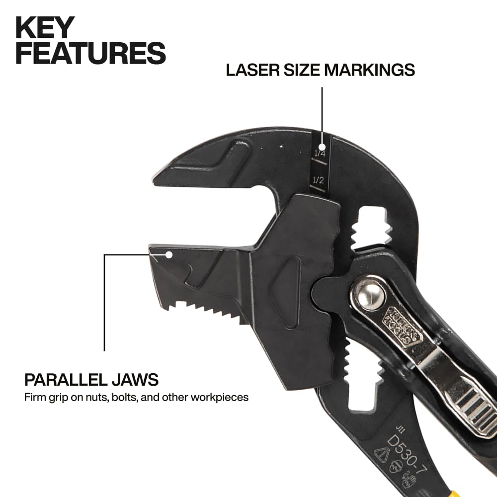 KLEIN TOOLS 플라이어 렌치 7인치 D5307·D53010 금속 배관용 2번 사진