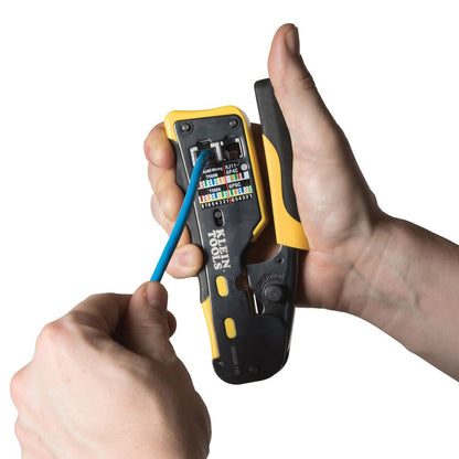 KLEIN TOOLS 래칫 데이터 케이블 RJ45 크림프 툴 3번 사진