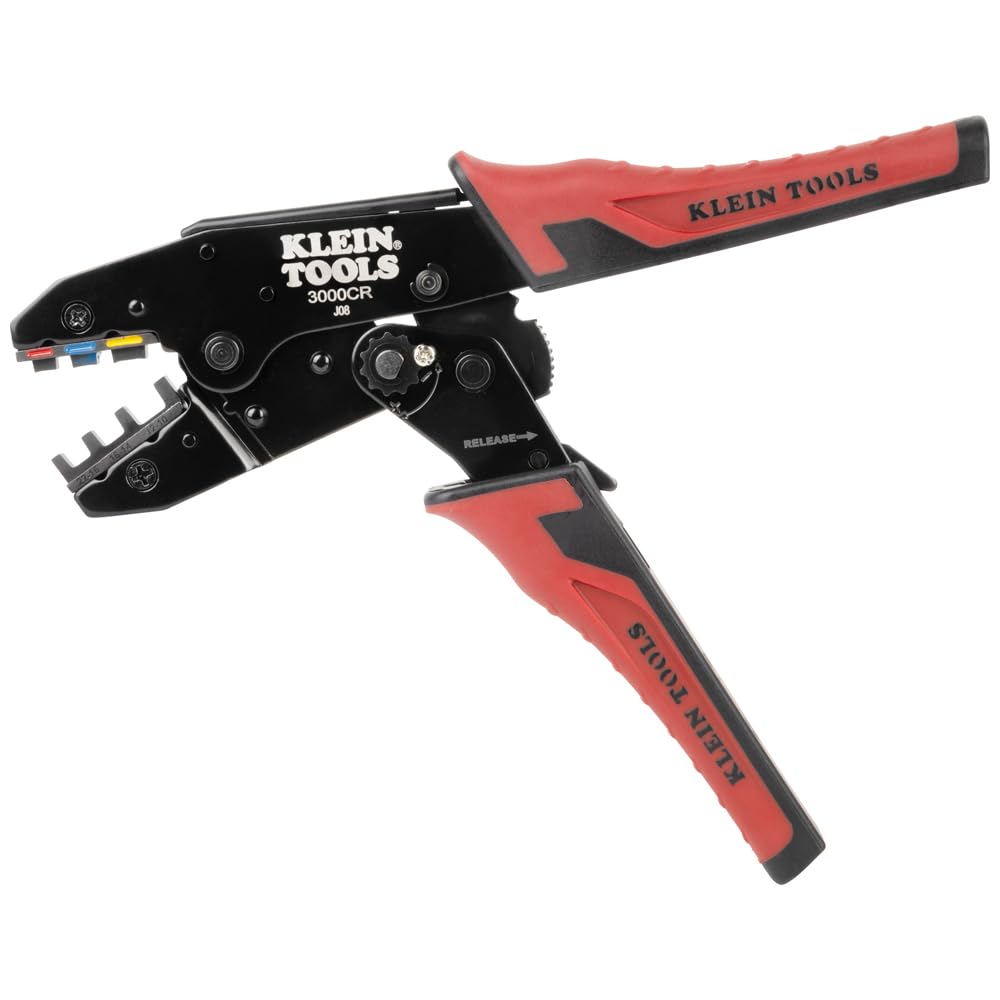 KLEIN TOOLS 랫칫 터미널 압착기 10-22 AWG 절연 단자 3종 캐비티 8번 사진
