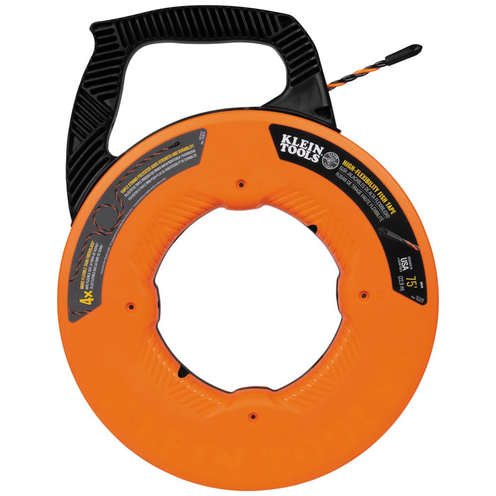 KLEIN TOOLS 50375 하이 플렉스 폴리에스터 피쉬 테이프 75피트 5번 사진