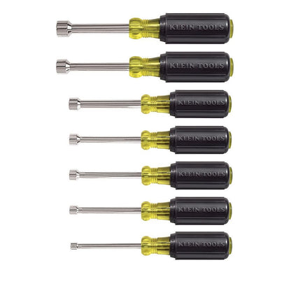 KLEIN TOOLS 너트 드라이버 세트 헥스너트 중공축 쿠션그립 9번 사진