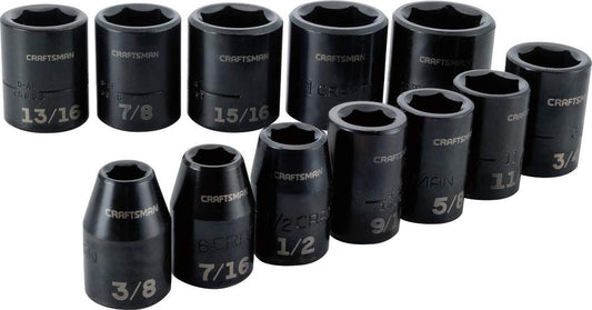 CRAFTSMAN 임팩트 소켓 세트 1/2인치 드라이브 12종 SAE CMMT15884 1번 사진