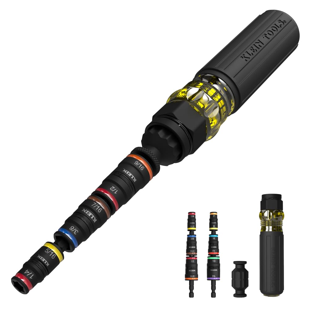 KLEIN TOOLS Grab-And-Go 임팩트 소켓 세트 SAE 및 Metric 7번 사진