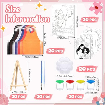 Sherr 프리드로잉 캔버스 페인팅 키트 140pcs 20세트 2번 사진