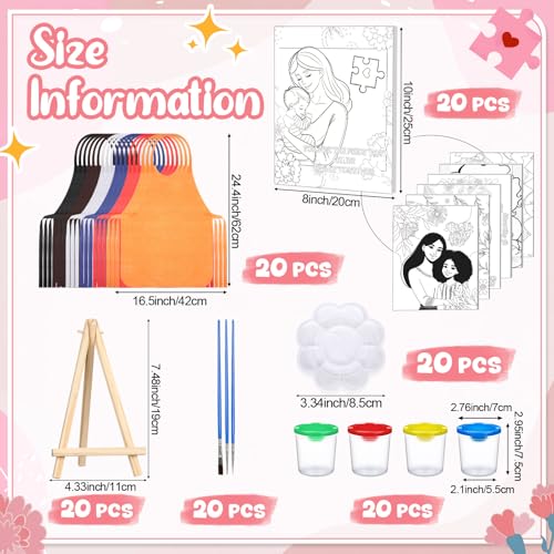 Sherr 프리드로잉 캔버스 페인팅 키트 140pcs 20세트 2번 사진