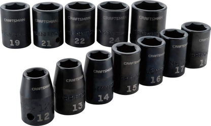 CRAFTSMAN 임팩트 소켓 세트 1/2인치 드라이브 12종 SAE CMMT15884 4번 사진