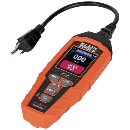 KLEIN TOOLS RT390 회로 분석기 AFCI GFCI 테스터 전압강하 측정 대형 컬러 LCD 10번 사진