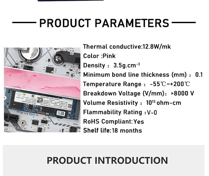 UPSIREN UTP-6 서멀 퍼티 12.8W/mK VGA GPU IC 프로세서용 6번 사진