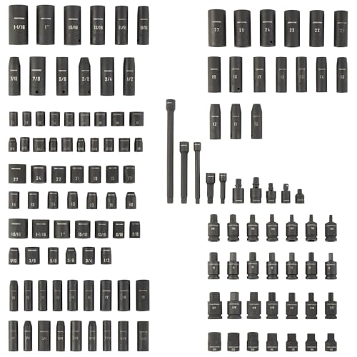 CRAFTSMAN 소켓 렌치 세트 1/4 3/8 1/2인치 130pcs CMMT17901 1번 사진