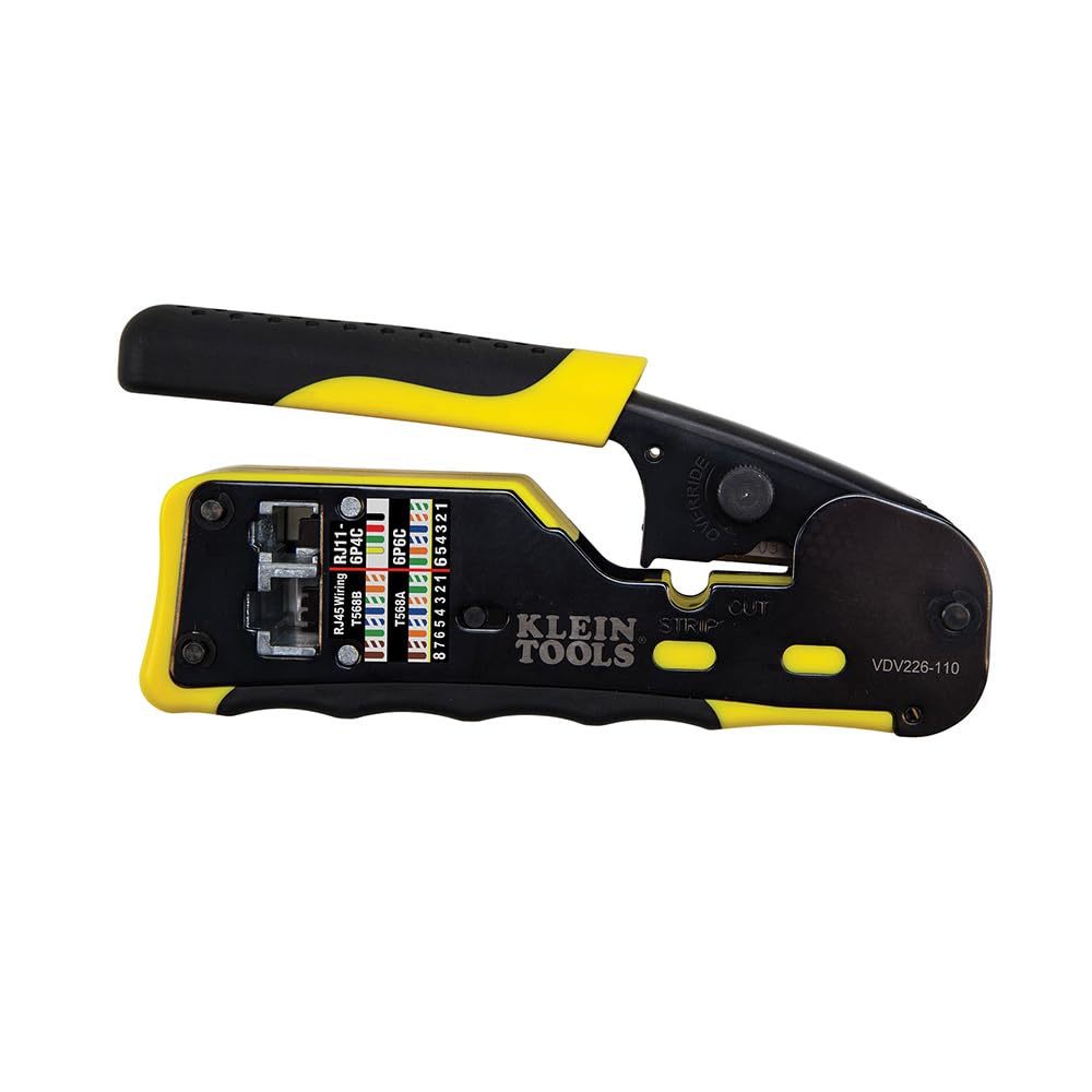 KLEIN TOOLS 래칫 데이터 케이블 RJ45 크림프 툴 7번 사진