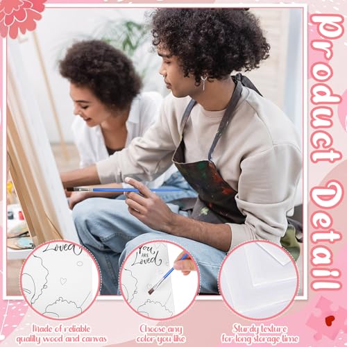 Sherr 프리드로잉 캔버스 페인팅 키트 140pcs 20세트 3번 사진
