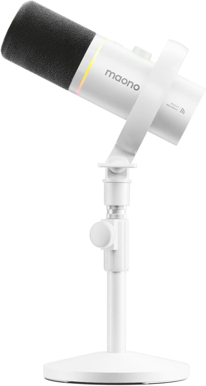 MAONO PD200W 하이브리드 무선 팟캐스트 마이크 XLR USB 다이나믹 30mm 캡슐 1번 사진