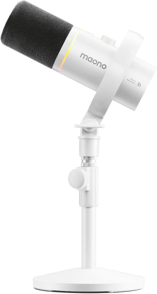 MAONO PD200W 하이브리드 무선 팟캐스트 마이크 XLR USB 다이나믹 30mm 캡슐 1번 사진