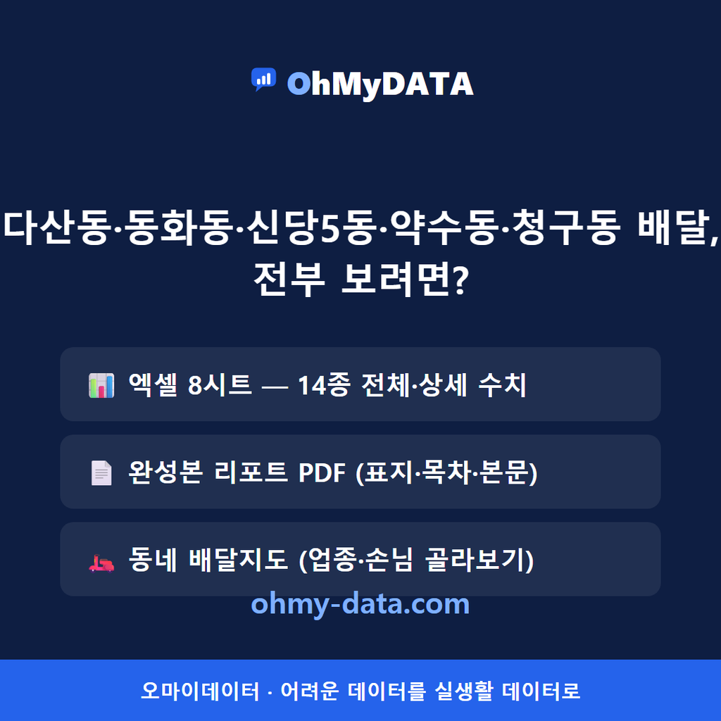 다산동·동화동·신당5동·약수동·청구동 맛보기 4/4