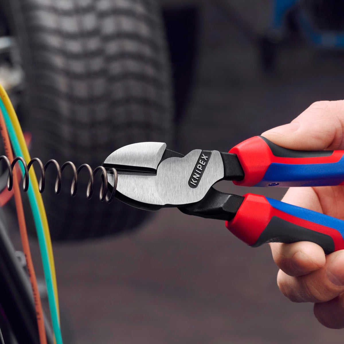 KNIPEX 74 22 200 고레버리지 각도형 사선 니퍼 컴포트 그립 5번 사진