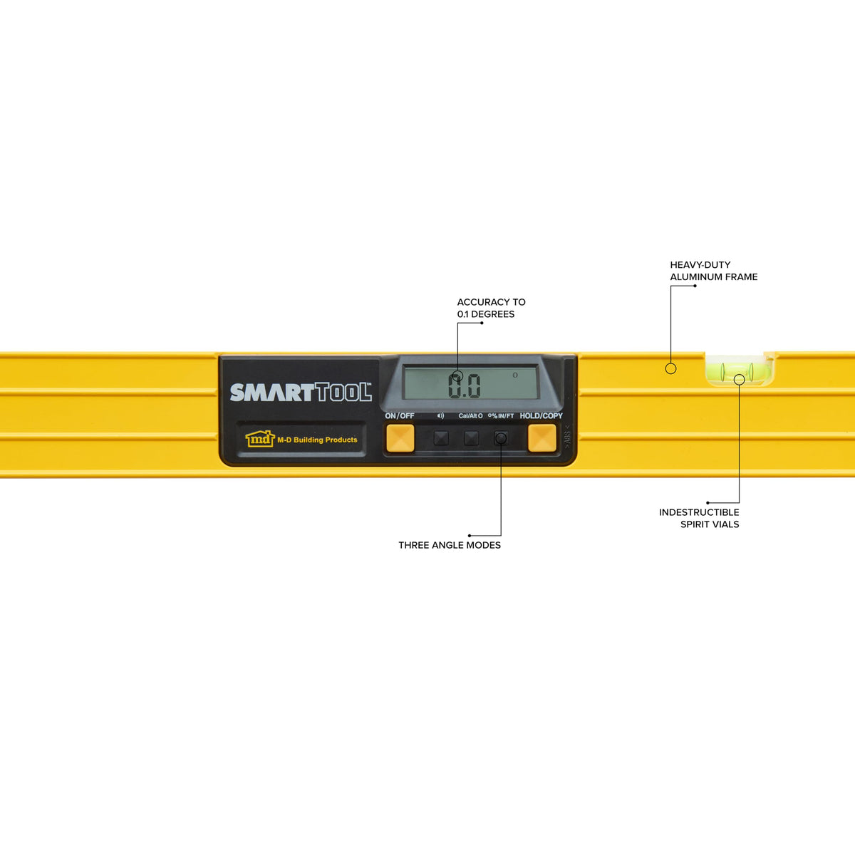 M-D Building Products SMARTTOOL 24인치 디지털 수평계 알루미늄 프레임 2번 사진