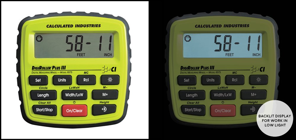 Calculated Industries 6575 DigiRoller Plus III 디지털 거리 측정 휠 12.5 Inch 9번 사진