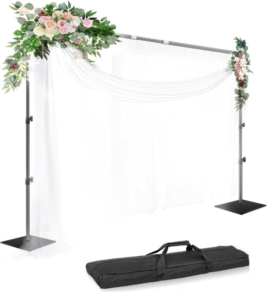 EMART 스튜디오 배경 스탠드 헤비듀티 8.5x10ft 조절형 파이프 앤 드레이프 스탠드 1번 사진