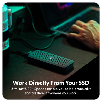 Hyper HyperDrive Next Portable 40Gbps USB4 M.2 NVMe SSD 외장 케이스 4TB PS5 3번 사진