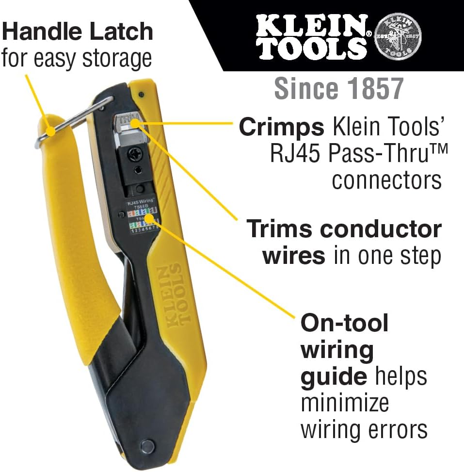 KLEIN TOOLS VDV026-813 패스스루 RJ45 케이블 설치 키트 3번 사진