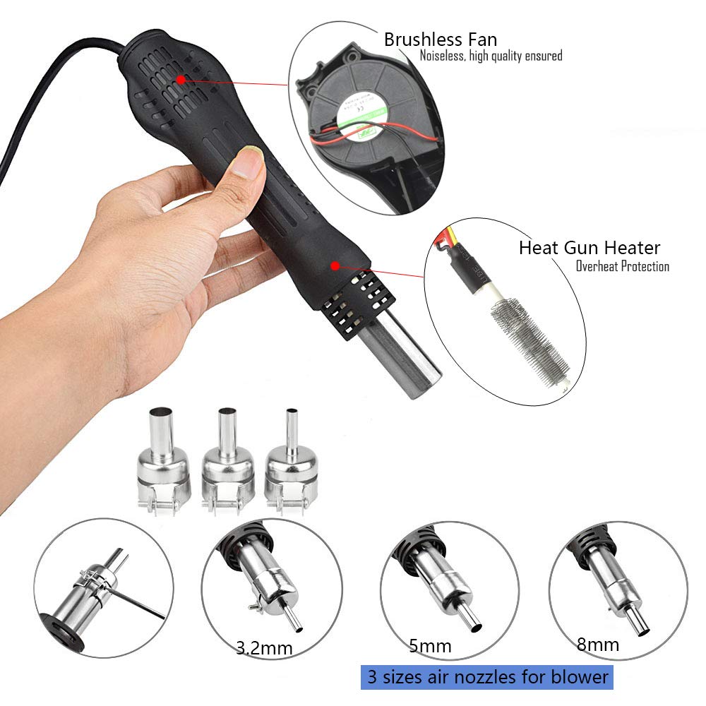 Toolour 858D 열풍기 리워크 스테이션 110V 700W 5번 사진