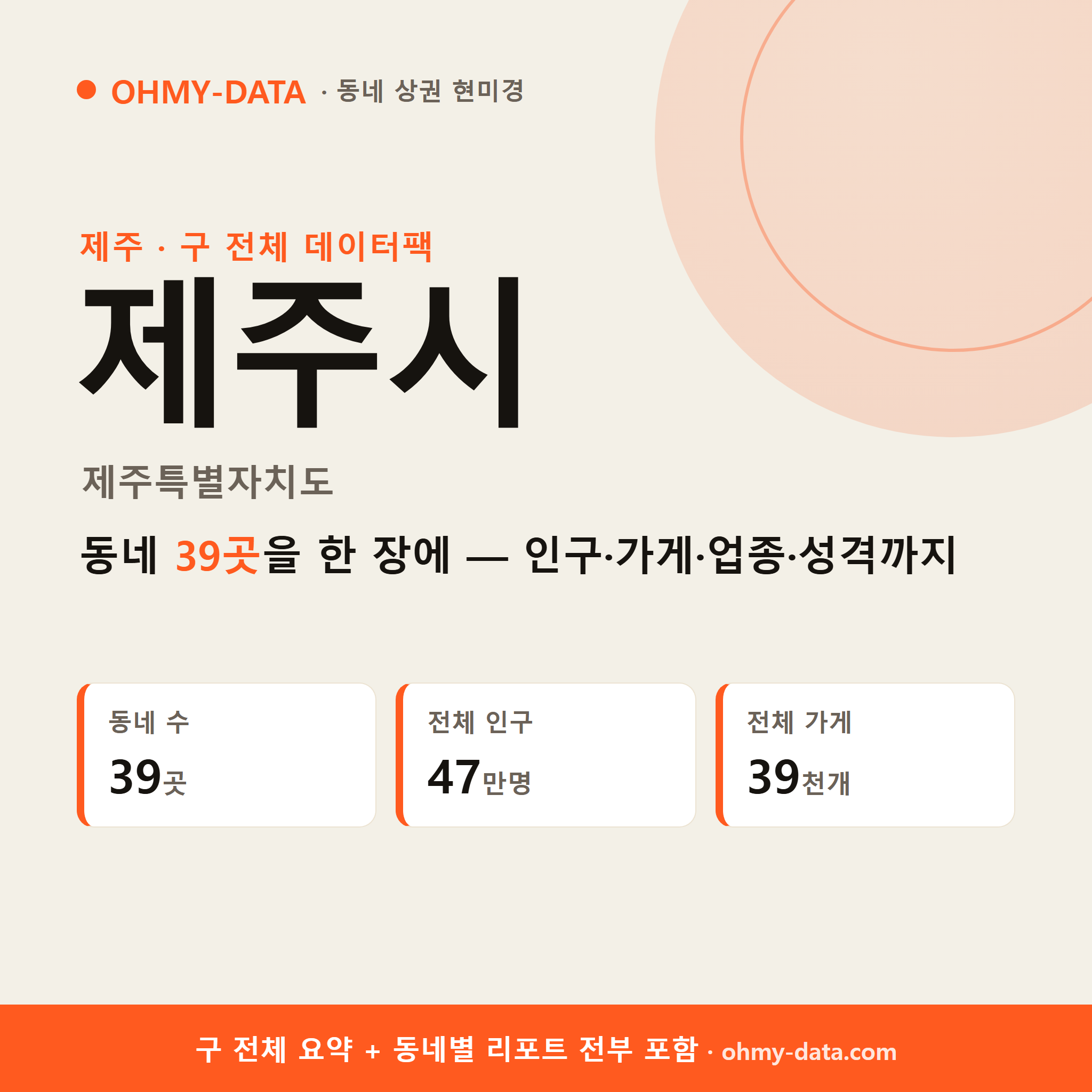 제주시 상권 데이터팩