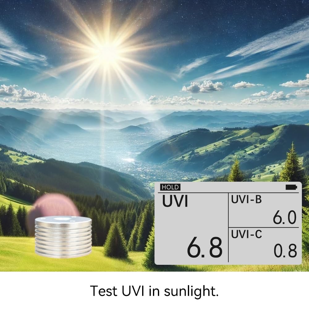 AquaHorti 노출계 UVB UVC UVA UV 지수 측정기 AH-UVCBA 3번 사진
