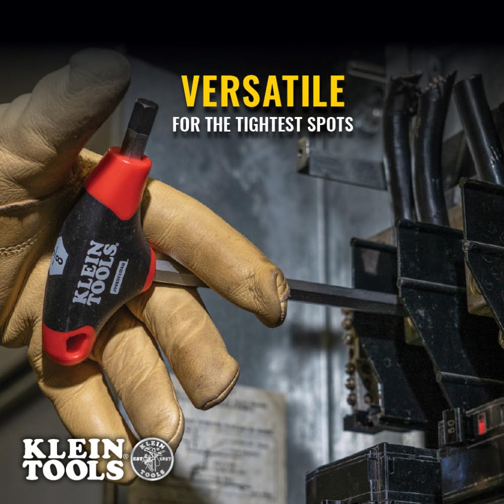 KLEIN TOOLS T핸들 육각 렌치 세트 JTH910E 9인치 SAE 5번 사진