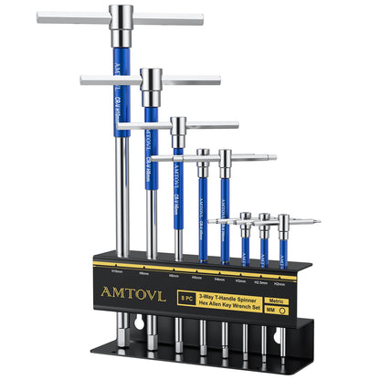AMTOVL T핸들 육각렌치 세트 메트릭 2-10mm 1번 사진