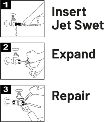 JET SWET 50 Jet Swet Tool 1/2인치 배관 파이프 플러그 5번 사진