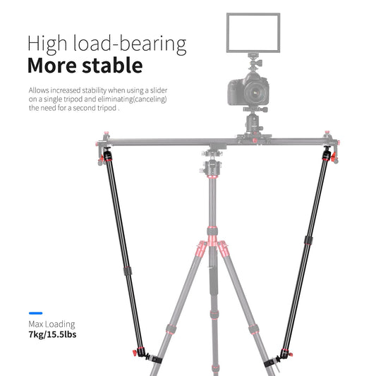 NEEWER 카메라 슬라이더 서포트 암 2개 세트 59~96cm C 클램프 볼헤드 2번 사진