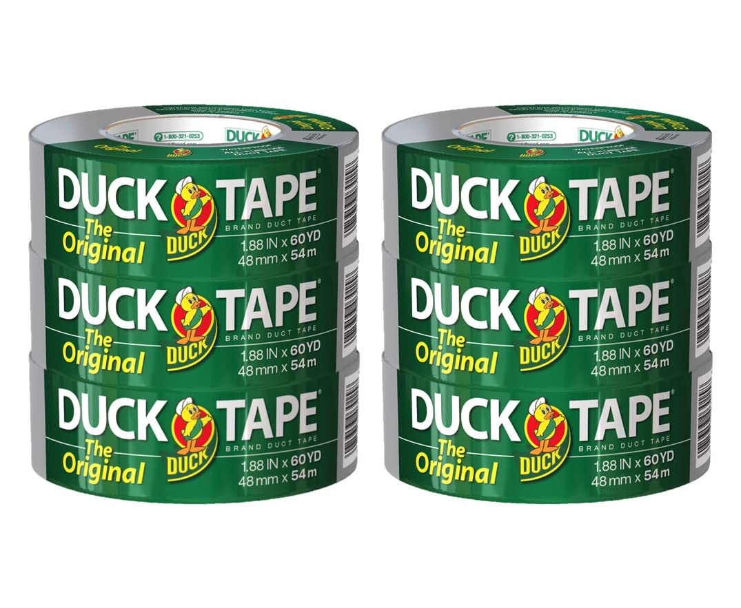 Duck 오리지널 덕트 테이프 1.88인치 x 45야드 12개입 목재 비닐 금속용 10번 사진