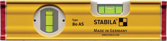 Stabila Type 80 AS 알루미늄 수평계 ±1/32인치 72인치 영구고정 바이알 1번 사진