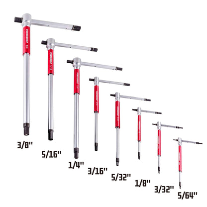 Powerbuilt T-Handle 육각 렌치 세트 2 2.5 3 4 5 6 8 10mm 11인치 2번 사진