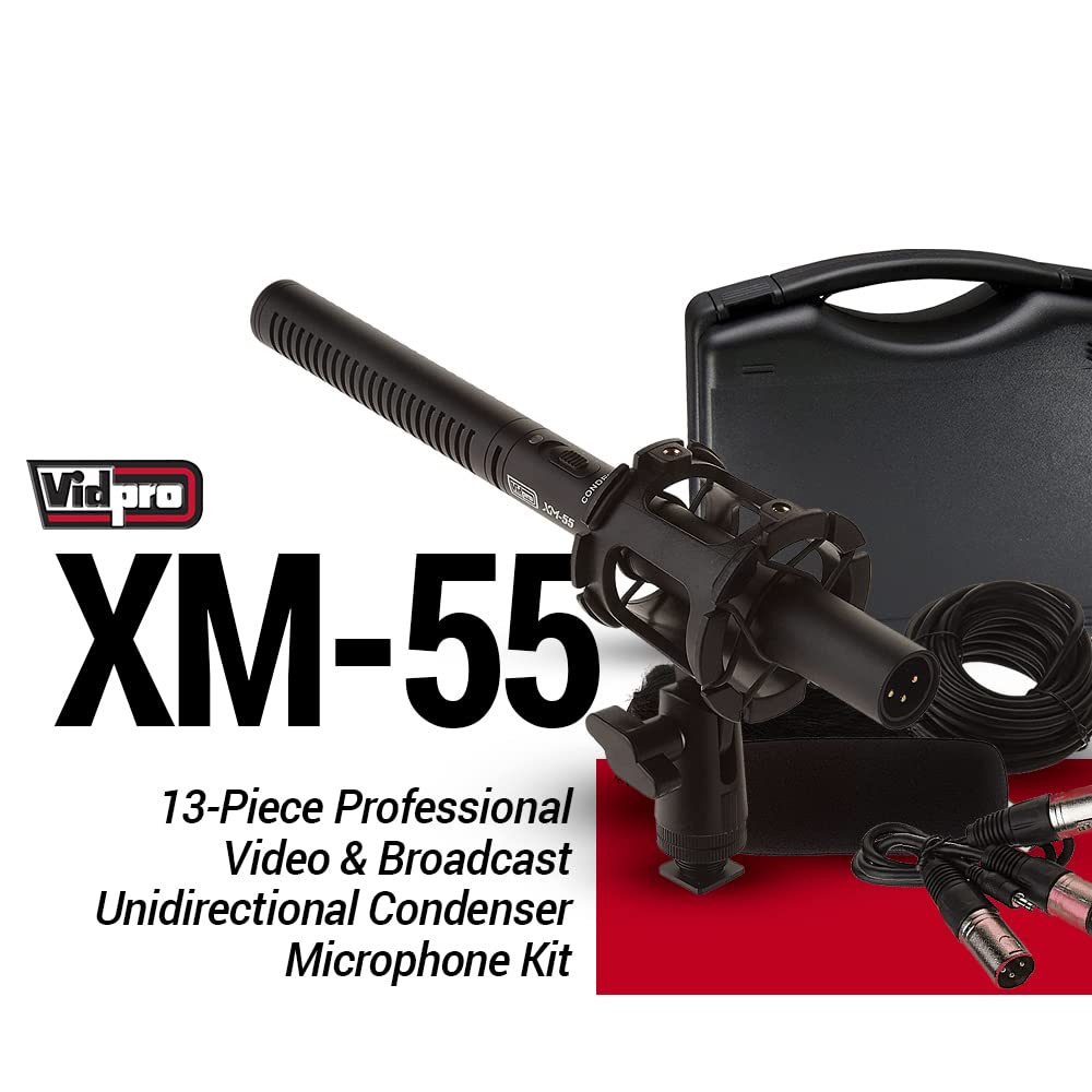 VidPro XM-88 프로페셔널 샷건 마이크 알루미늄 합금 13종 키트 2번 사진
